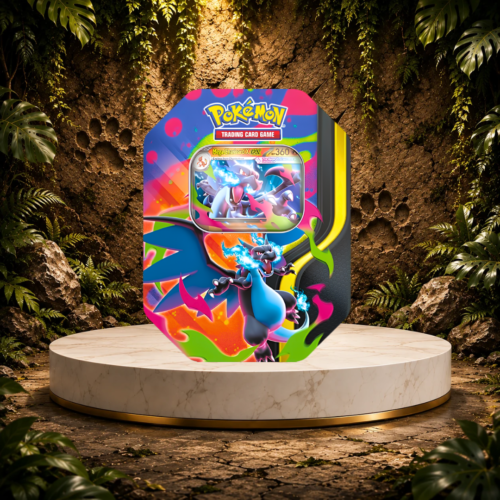 Lata Mega Charizard X - Español