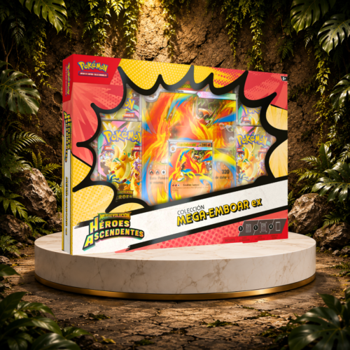 Mega Emboar Premium Ex Box | Héroes Ascendentes - Español