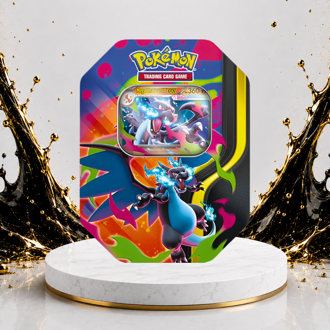 Lata Mega Charizard X - Español