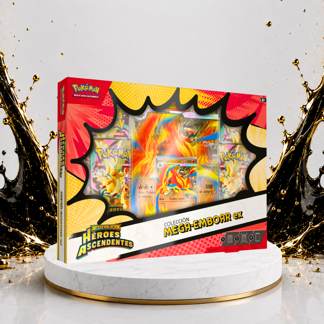 Mega Emboar Premium Ex Box | Héroes Ascendentes - Español