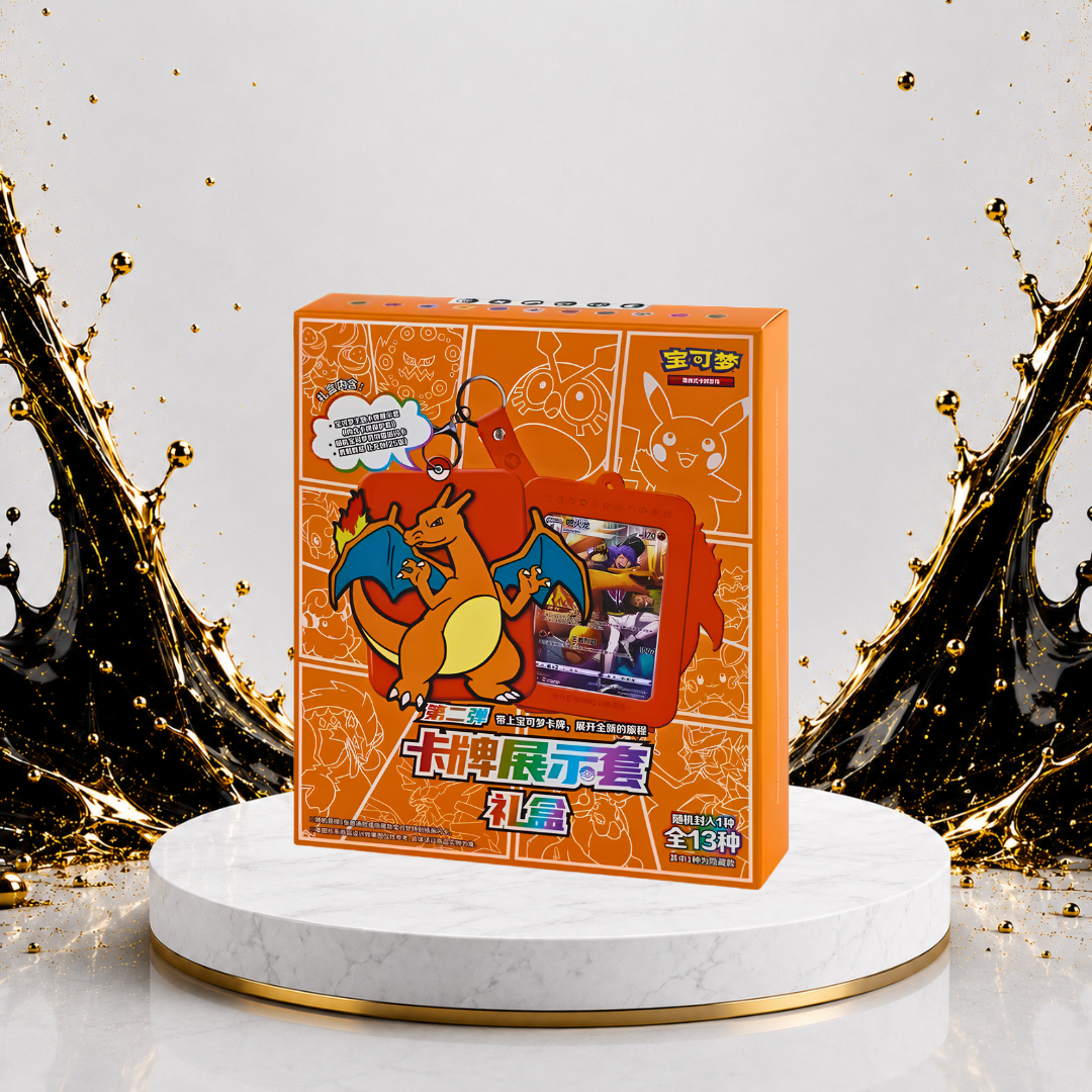 Charizard Card Holder Set Gift Box - Chino