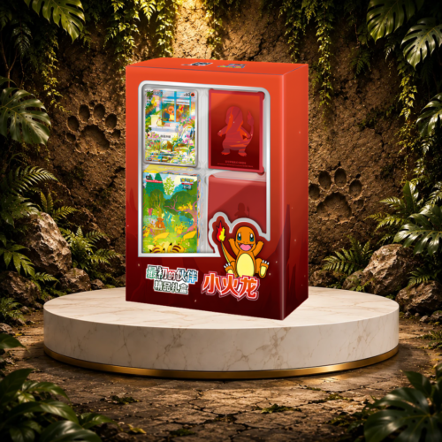 Pokémon 151 Gathering Jumbo Gift Box – Charmander Edition